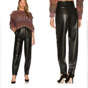 MOTHER Faux Leather Pants